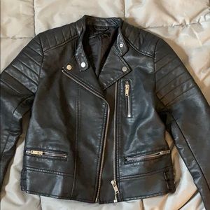 Zara leather jacket